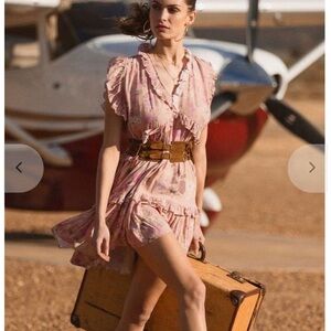 $175 Spell & The Gypsy Collective Pink Floral Mini Dress